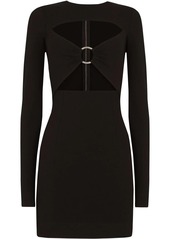 Dolce & Gabbana ring-detail cut-out minidress