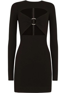 Dolce & Gabbana ring-detail cut-out minidress