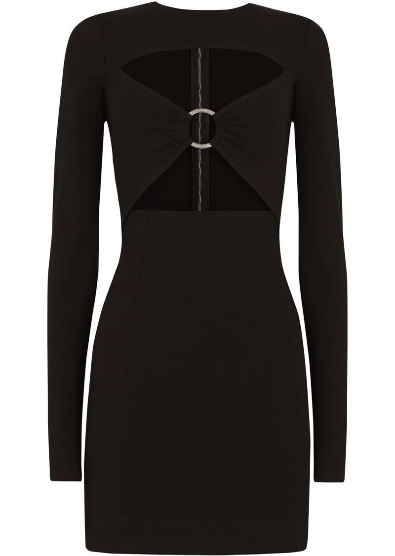 Dolce & Gabbana ring-detail cut-out minidress