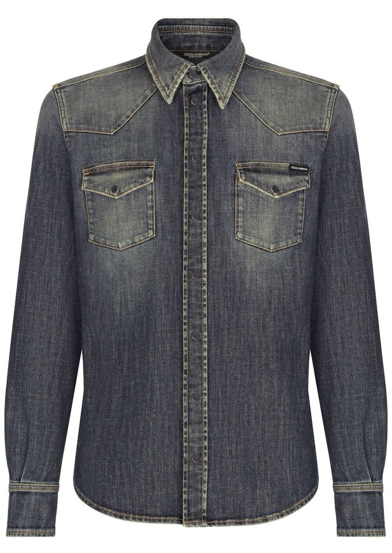 Dolce & Gabbana button-up denim shirt