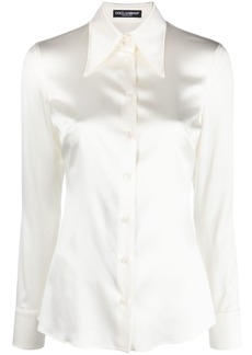 Dolce & Gabbana long-sleeve silk shirt