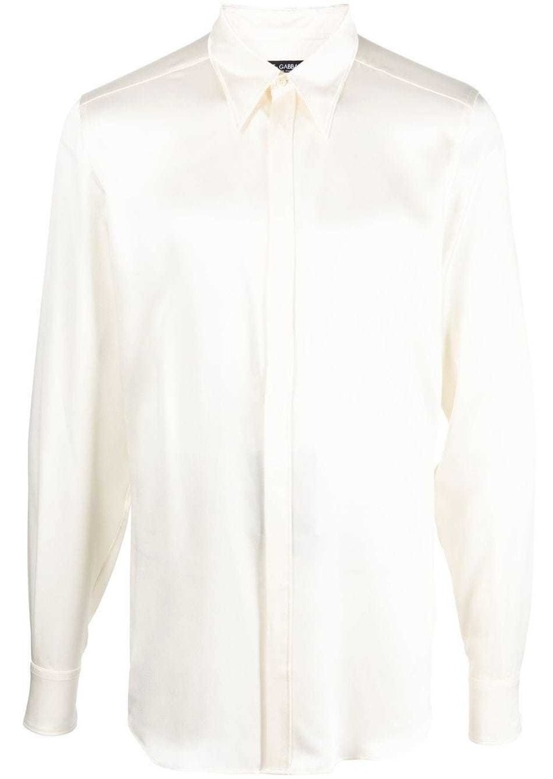 Dolce & Gabbana long-sleeved silk shirt