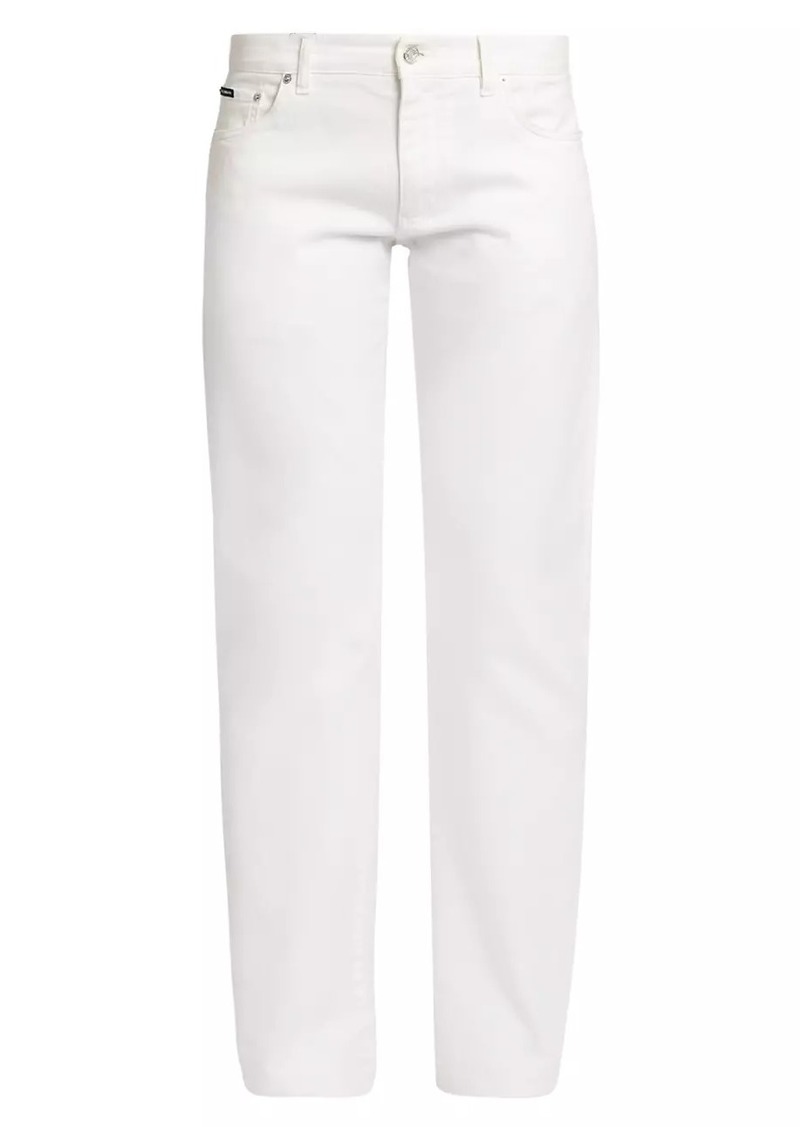 Dolce & Gabbana Low-Rise Straight Jeans