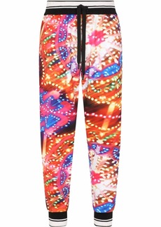 Dolce & Gabbana luminaire-print track trousers