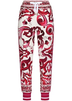 Dolce & Gabbana Maiolica-print track pants