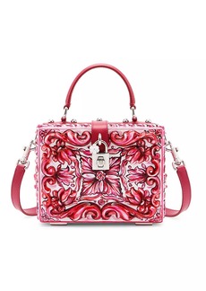 Dolce & Gabbana Maiolica Resin Top-Handle Bag