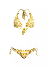 Dolce & Gabbana Maiolica Triangle Bikini