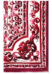 Dolce & Gabbana Majolica cashmere scarf