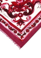 Dolce & Gabbana Majolica cashmere scarf