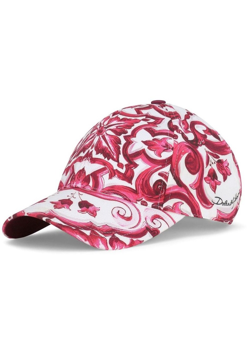 Dolce & Gabbana Majolica-print baseball cap