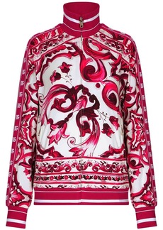 Dolce & Gabbana Majolica-print bomber jacket