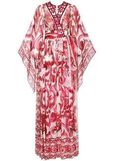 Dolce & Gabbana Majolica-print maxi dress