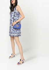 Dolce & Gabbana Majolica-print brocade minidress