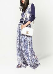 Dolce & Gabbana Majolica-print chiffon maxi skirt