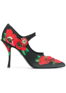 Dolce & Gabbana Mary Jane floral pumps