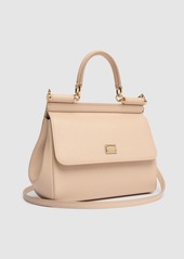 Dolce & Gabbana Medium Sicily Dauphine Leather Bag