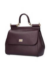 Dolce & Gabbana Medium Sicily Dauphine Leather Bag