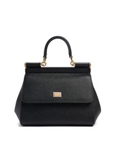 Dolce & Gabbana Medium Sicily Dauphine Leather Bag