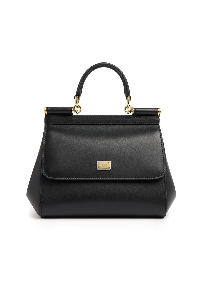 Dolce & Gabbana Medium Sicily Smooth Leather Bag