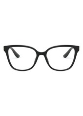 Dolce & Gabbana 54mm Rectangle Optical Eyeglasses in Black at Nordstrom