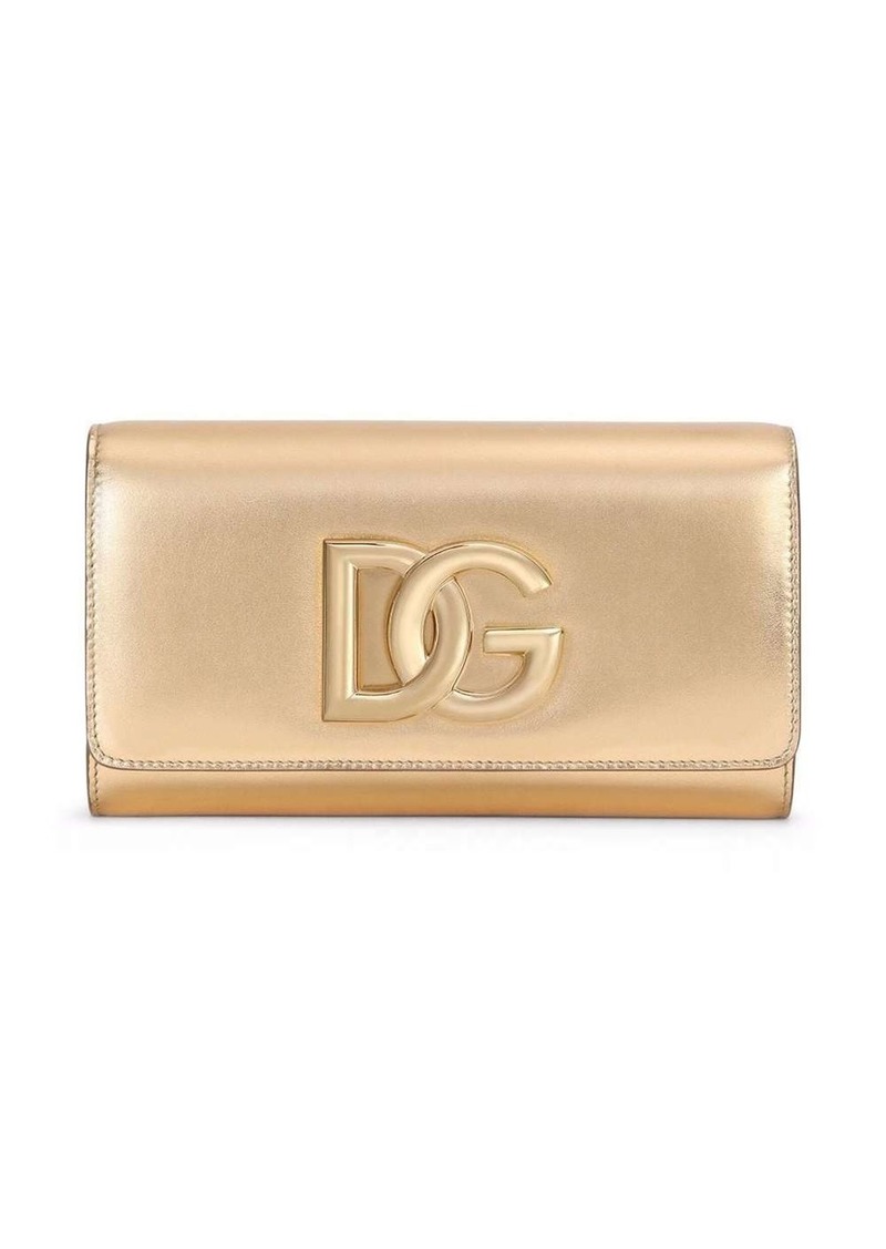 Dolce & Gabbana 3.5 leather clutch bag