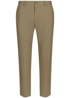 Dolce & Gabbana mid-rise tapered chino trousers