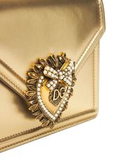 Dolce & Gabbana Mini Devotion Laminated Leather Bag
