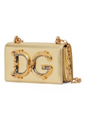 Dolce & Gabbana Mini Dg Girl Leather Shoulder Bag