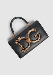 Dolce & Gabbana Mini Dg Girls Leather Top Handle Bag