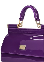 Dolce & Gabbana Mini Sicily Patent Leather Top Handle