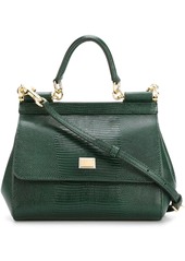 Dolce & Gabbana small Sicily iguana-print top-handle bag