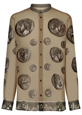 Dolce & Gabbana Monete-print silk shirt