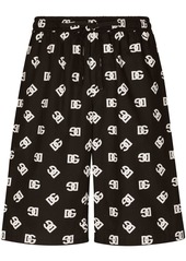 Dolce & Gabbana monogram cotton Bermuda shorts