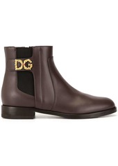 Dolce & Gabbana monogram detail ankle boots