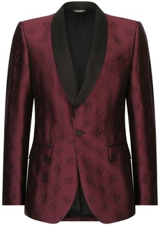Dolce & Gabbana monogram-jacquard tuxedo suit