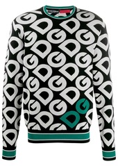 Dolce & Gabbana monogram patterned jumper
