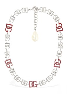 Dolce & Gabbana Multi Dg Logo Collar Necklace