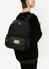 Dolce & Gabbana multi-pocket logo-plaque backpack