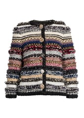 Dolce & Gabbana Multi Stripe Knit Jacket