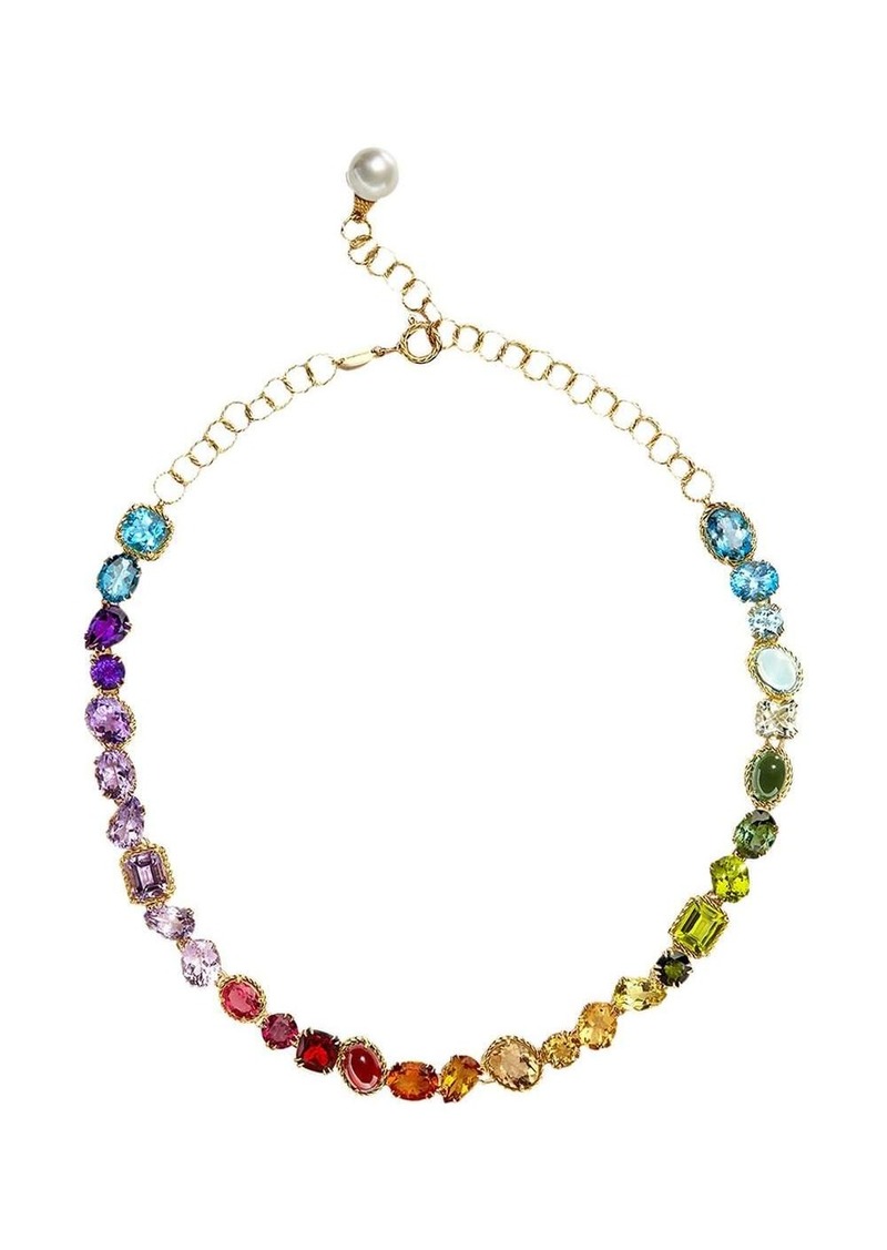 Dolce & Gabbana multicolour gem necklace