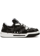 Dolce & Gabbana New Roma fray-trim sneakers