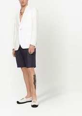 Dolce & Gabbana Deconstructed single-breasted linen blazer