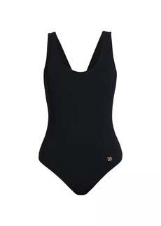 Dolce & Gabbana Olympic Scoopneck Swimsuit