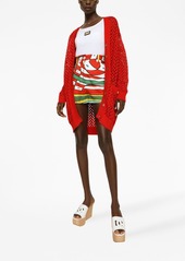 Dolce & Gabbana open-knit cotton cardigan
