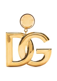 Dolce & Gabbana DG-logo clip-on earrings