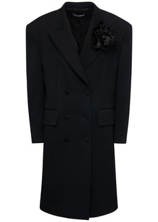 Dolce & Gabbana Oversize Wool Long Coat