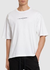 Dolce & Gabbana Oversized Cotton Jersey T-shirt