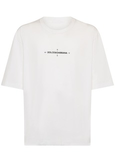 Dolce & Gabbana Oversized Cotton Jersey T-shirt