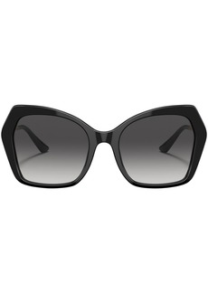 Dolce & Gabbana oversized hexagonal-frame sunglasses