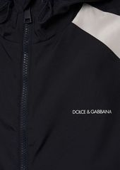 Dolce & Gabbana Oversized Logo Canvas Jacket
